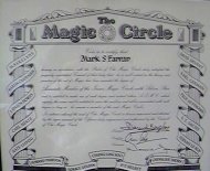 Magic Circle Certificate